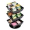 Mind Reader Anchor 3-Tier 12-Compartment Tea and Condiment Carousel Countertop Organizer, 6.75x6.75x11.5, Black TEASWIV3T-BLK - alternate 6